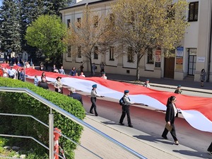 W Brzozowie, uczczono obchody 235. rocznicy uchwalenia Konstytucji 3 Maja. Pod pomnikiem Marszałka Józefa Piłsudskiego przedstawiciele władz administracyjnych i samorządowych oraz służb mundurowych złożyli wieńce i kwiaty.