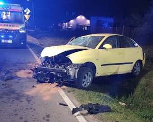 Brzozowscy policjanci wyjaśniają przyczyny wypadku, w którym ranne zostały trzy osoby. 17-letni kierowca Seata stracił panowanie nad pojazdem, a następnie dachował.  Mężczyzna nie miał uprawnień do kierowania pojazdami. Do wypadku doszło wczoraj po godz. 21 w miejscowości Blizne